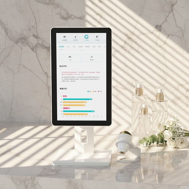 Quality High Cost Performance Skin Analyzer 50 Times Magnify Detector 15.6 Inch Touchscreen for Facial Skin with UV Light factory