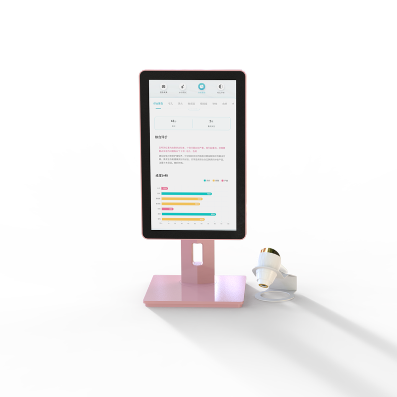 Quality High Cost Performance Skin Analyzer 50 Times Magnify Detector 15.6 Inch Touchscreen for Facial Skin with UV Light factory