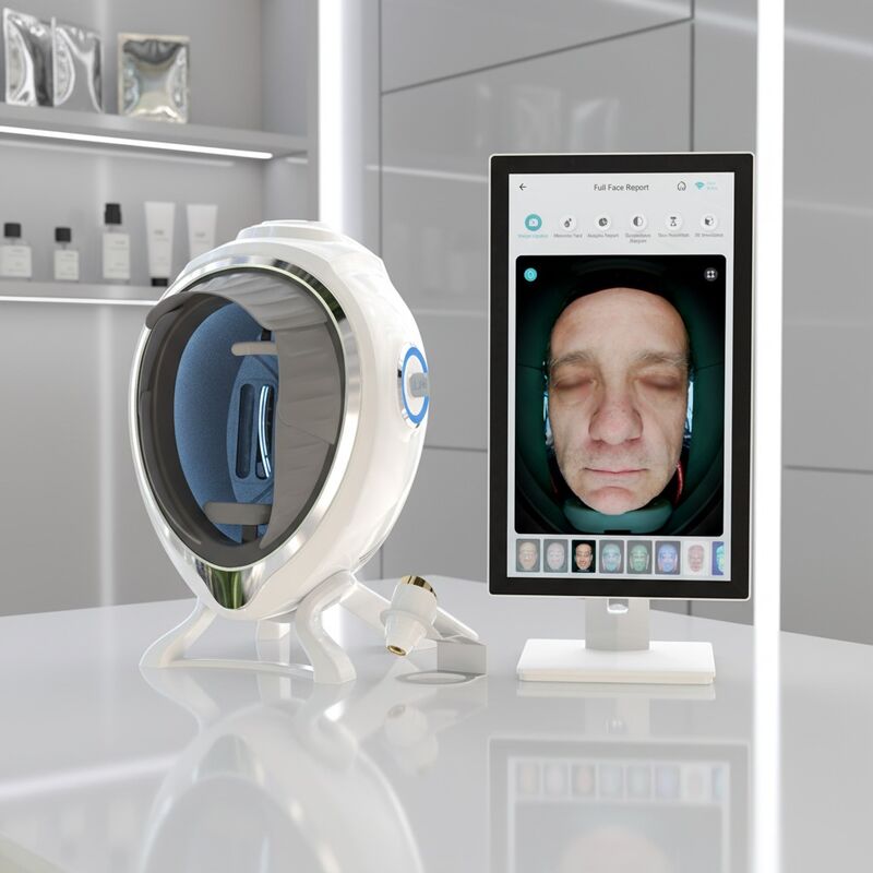 Quality 10 Multispectral Image Face Scanner Skin Analyzer JLM M8 Intelligent Decision Support with Durable Silicon Lens Hood for Dealer factory