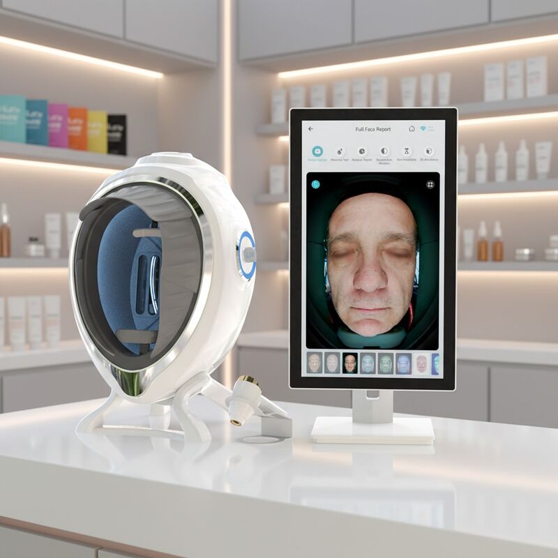 Quality Professional Digital Skin Analyzer for Salon and Spa, Table Skin Hydration Tester for Face factory