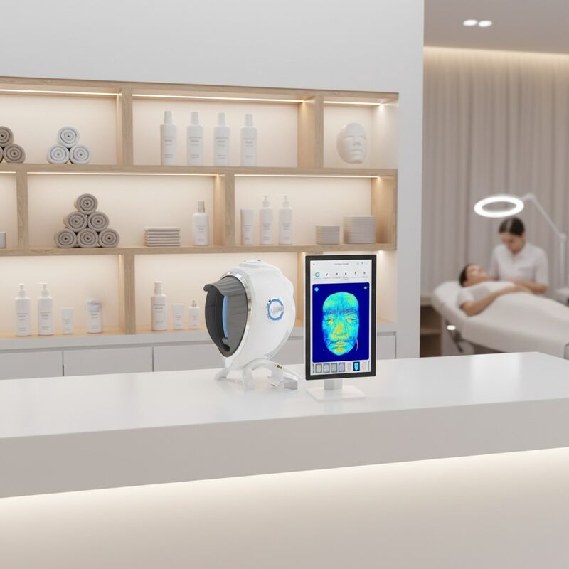 Quality Professional Digital Skin Analyzer for Salon and Spa, Table Skin Hydration Tester for Face factory