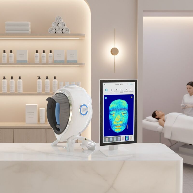 Quality Professional Digital Skin Analyzer for Salon and Spa, Table Skin Hydration Tester for Face factory