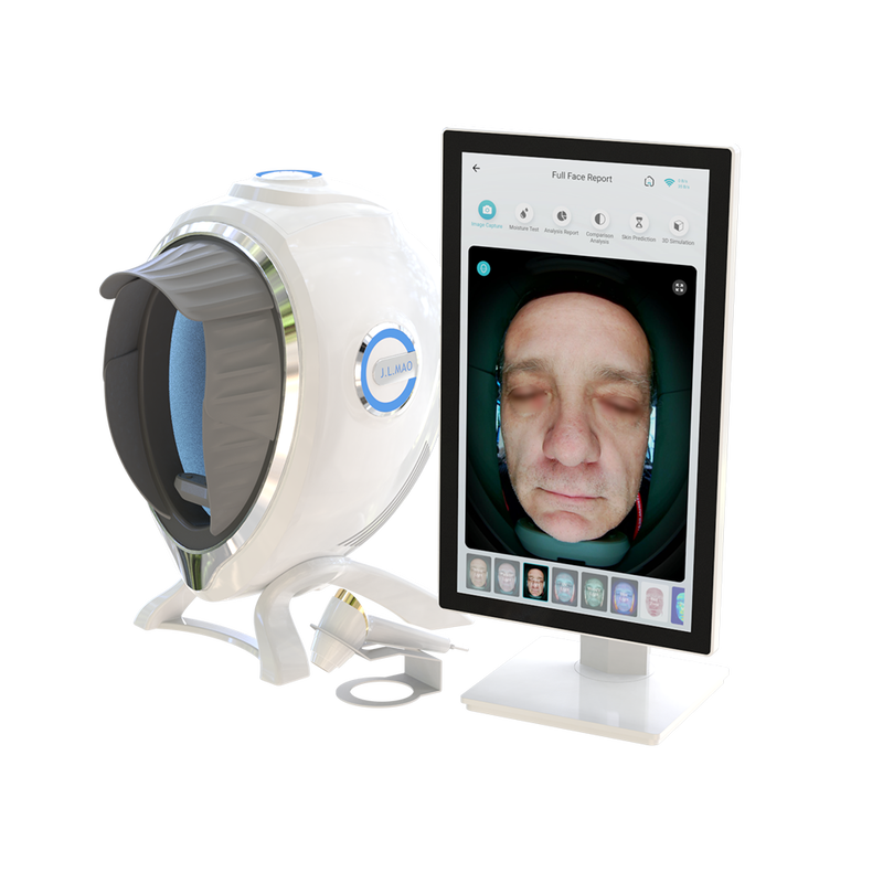 Quality Professional Digital Skin Analyzer for Salon and Spa, Table Skin Hydration Tester for Face factory