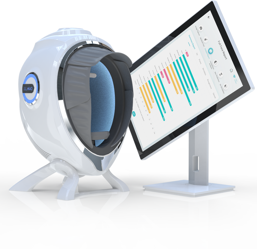 Quality AI Skin Analyzer with LED Technology Face Moisture Detection 21.5" Touchscreen High-Definition Display US/EU Plug Cloud Storage factory