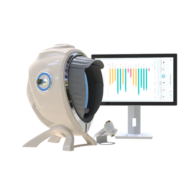 Quality AI Skin Analyzer with Custom Color & Logo, 3D Face Scanner for Salon Use, High-Tech Skin Tester Machine for Beauty Salon factory