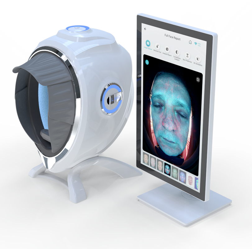 Quality Wholesale Full Face Skin Analyzer Machine Professional Skin Deterctor for Freckles&Deep Pigmentation factory