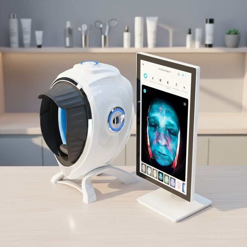 Quality Facial Skin Analysis Machine Full Face Skin Analysis Deep Skin Problem Detection Beauty Salon Equipment factory