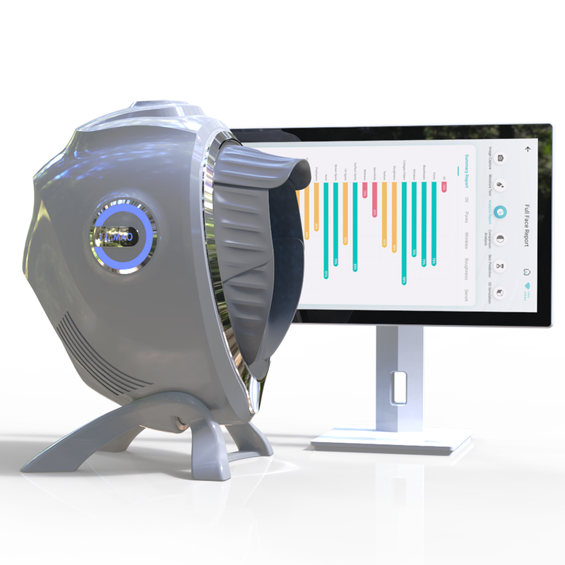 Quality Professional HD Skin Analyzer Full Face Detection Deep Skin Problem Analysis for Beauty Salon factory
