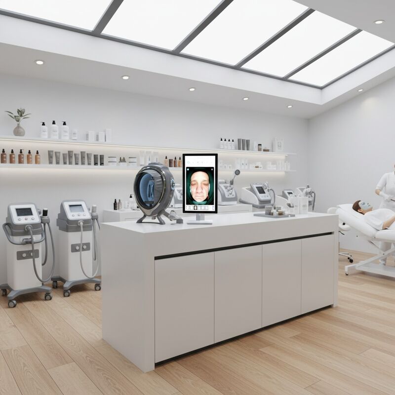 Quality Professional HD Skin Analyzer Full Face Detection Deep Skin Problem Analysis for Beauty Salon factory