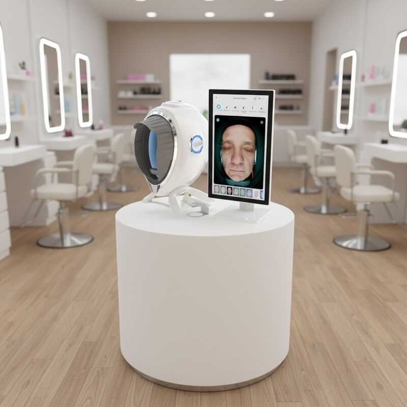 Quality Professional HD Facial Skin Detector Full Face Skin Diagonsis Analyzer Beauty Equipment factory