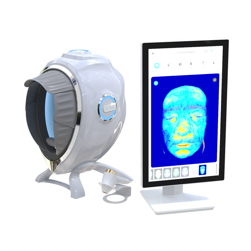 Quality JLM Skin Analyzer Machine M8 with 21.5" Touchscreen AI & 10-Spectrum Tech Multi-Plug Compatibility for Beauty Salons factory