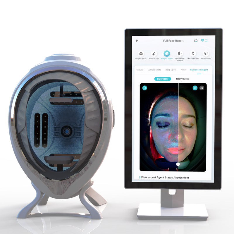 Quality Professional AI Facial Skin Anlayzer 3D Skin Detector for Beauty Salons factory