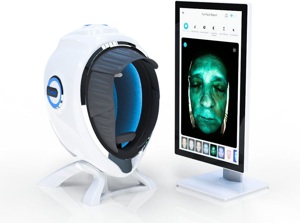 Quality High Accuracy Facial Skin Detector with Automatic Report for Salon factory