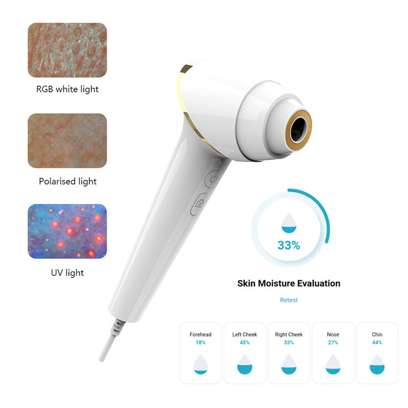 Quality Scalp Analyzer T8 intelligent scalp analyzer offering porphyrin imaging wrinkle depth quantification and heavy metal residue testing factory