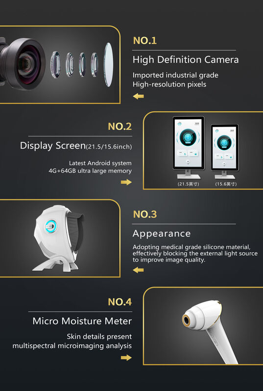 Quality Skin Analyzer M8 AI Powered Facial Skin Diagnostic System Designed to Enhance Client Consultations and Increase Treatment Sales factory