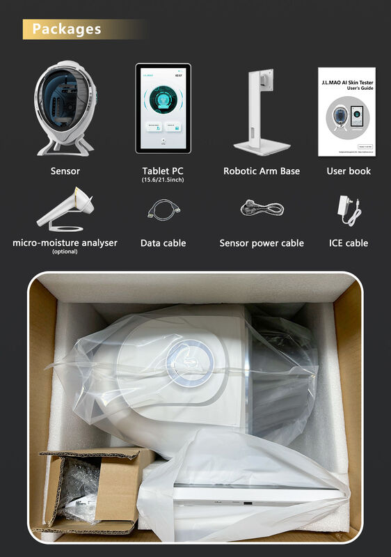 Quality Professional Multispectral Scalp Analyzer JLM-M8 with AI Analysis, HD Imaging & 24 Languages factory
