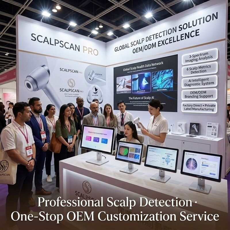 Quality Scalp Analyzer T8 scalp and skin analyzer with AI powered pigmentation acne uv spot wrinkle and pore blockage detection technology factory