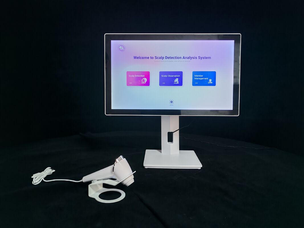Quality Scalp Analyzer T8 scalp and skin analyzer with AI powered pigmentation acne uv spot wrinkle and pore blockage detection technology factory