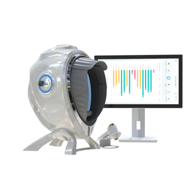 Quality LED Skin Analyzer Machine AI Detection 21.5 Robotic Arm Base Touchscreen PC for Face JP/US/ZA Plug Compatible Commercial Use factory