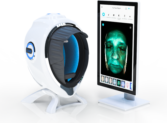 Quality DPL M8 Portable 3D AI LED Face Skin Analyzer 21.5" Touchscreen Free Cloud Storage EU/US Plug Compatibility USB/Bluetooth/WiFi factory
