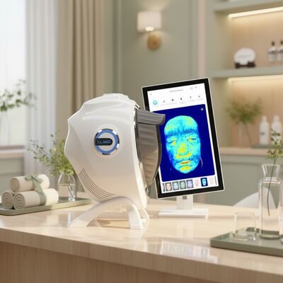 Quality AI Facial Analyzer LED Technology Customizable Logo High Definition EU/US Compatibility 21.5" Touchscreen Free Cloud Storage for factory