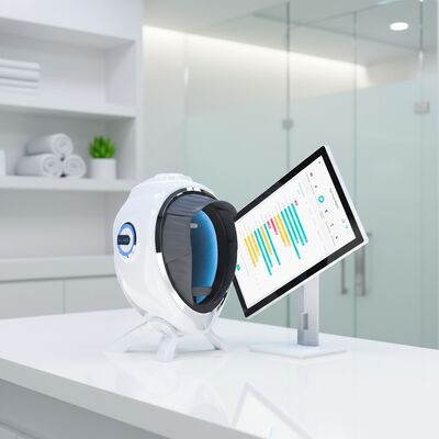 Quality AI Facial Analyzer LED Technology Customizable Logo High Definition EU/US Compatibility 21.5" Touchscreen Free Cloud Storage for factory