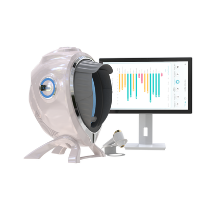Quality 10 Multispectral Imaging AI Skin Analyzer M8 with US Plug 21.5" Touchscreen Free Cloud Storage for Face Detection Commercial Use factory