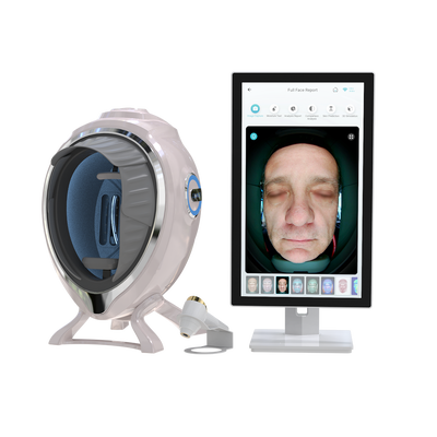 Quality 10 Multispectral Imaging AI Skin Analyzer M8 with US Plug 21.5" Touchscreen Free Cloud Storage for Face Detection Commercial Use factory