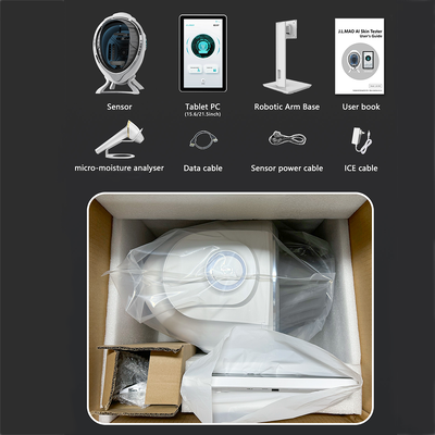 Quality 10 Multispectral Imaging AI Skin Analyzer M8 with US Plug 21.5" Touchscreen Free Cloud Storage for Face Detection Commercial Use factory