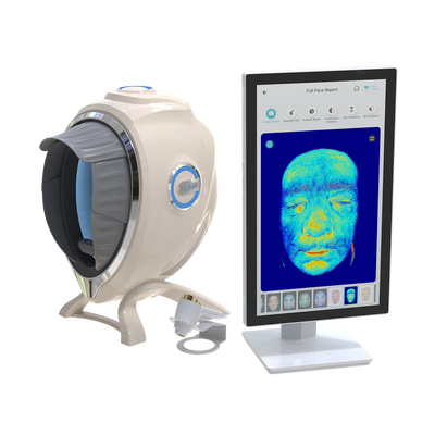 Quality AI Skin Facial Analyzer Automated Reasoning Pigmentation Detection 10 Spectrums Imaging Technology 21.5 Inch Official JLM M8 US factory