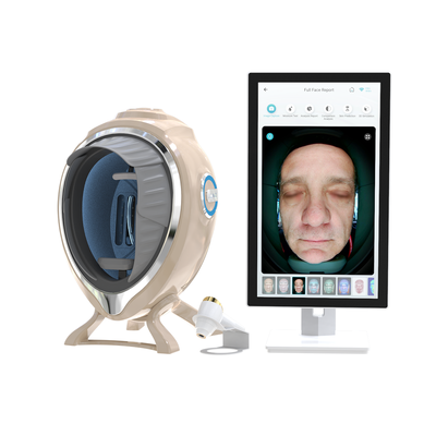Quality Skin Analyzer High Precision Predictive Analytics Wrinkles AI Parallel Polarized Light Face IT/US Plug Beauty Salon factory